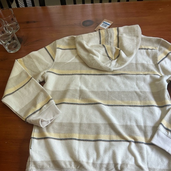 NWT Quick Silver The Great Otway Striped Cotton Hoodie Big Boys XL 18-20 Unisex - Picture 13 of 13